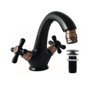 Смеситель для биде Rav Slezak Morava Retro MK143.5KCMATSM черный матовый бронза